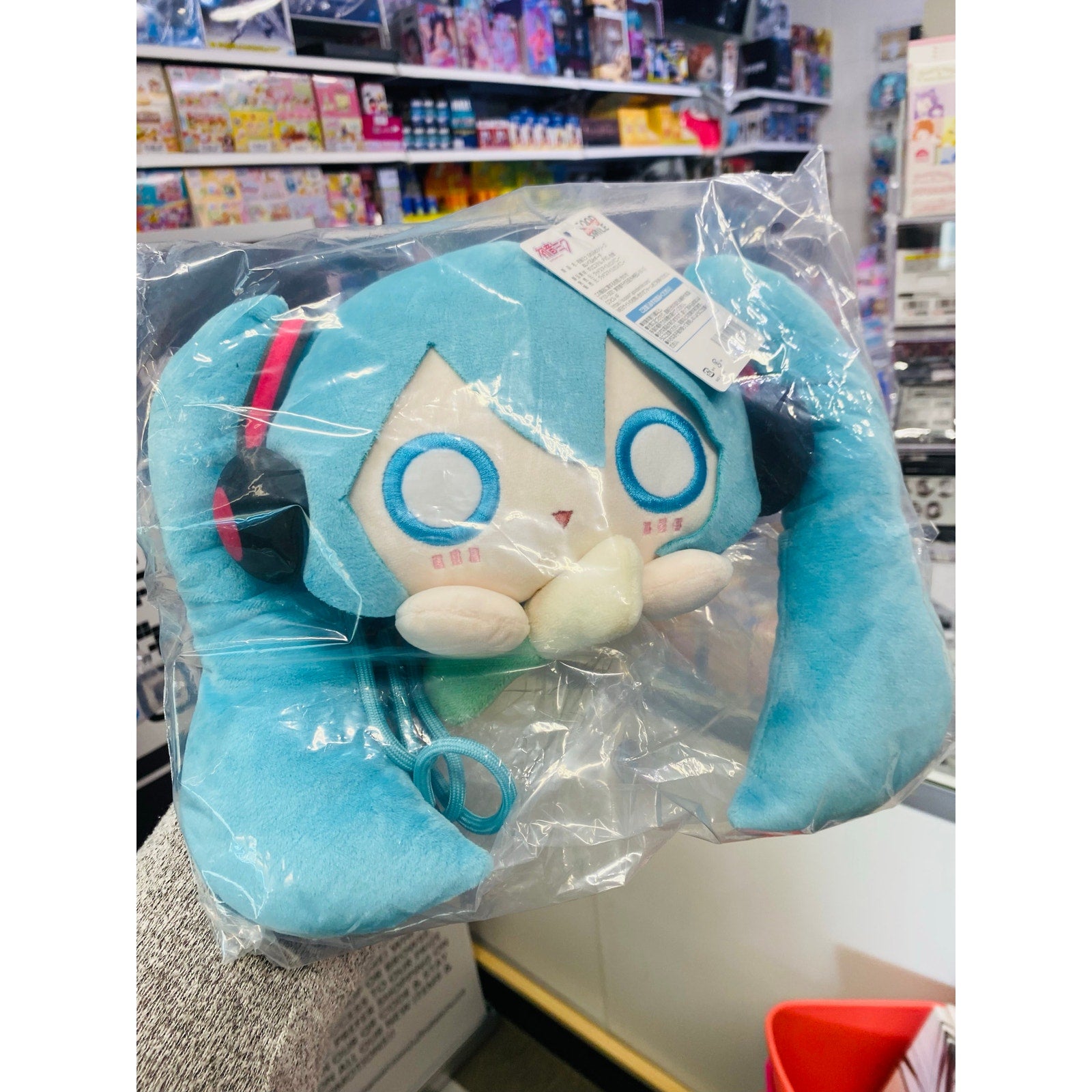 Character Vocal Series Hatsune Miku Fluffy Plushie Pouch