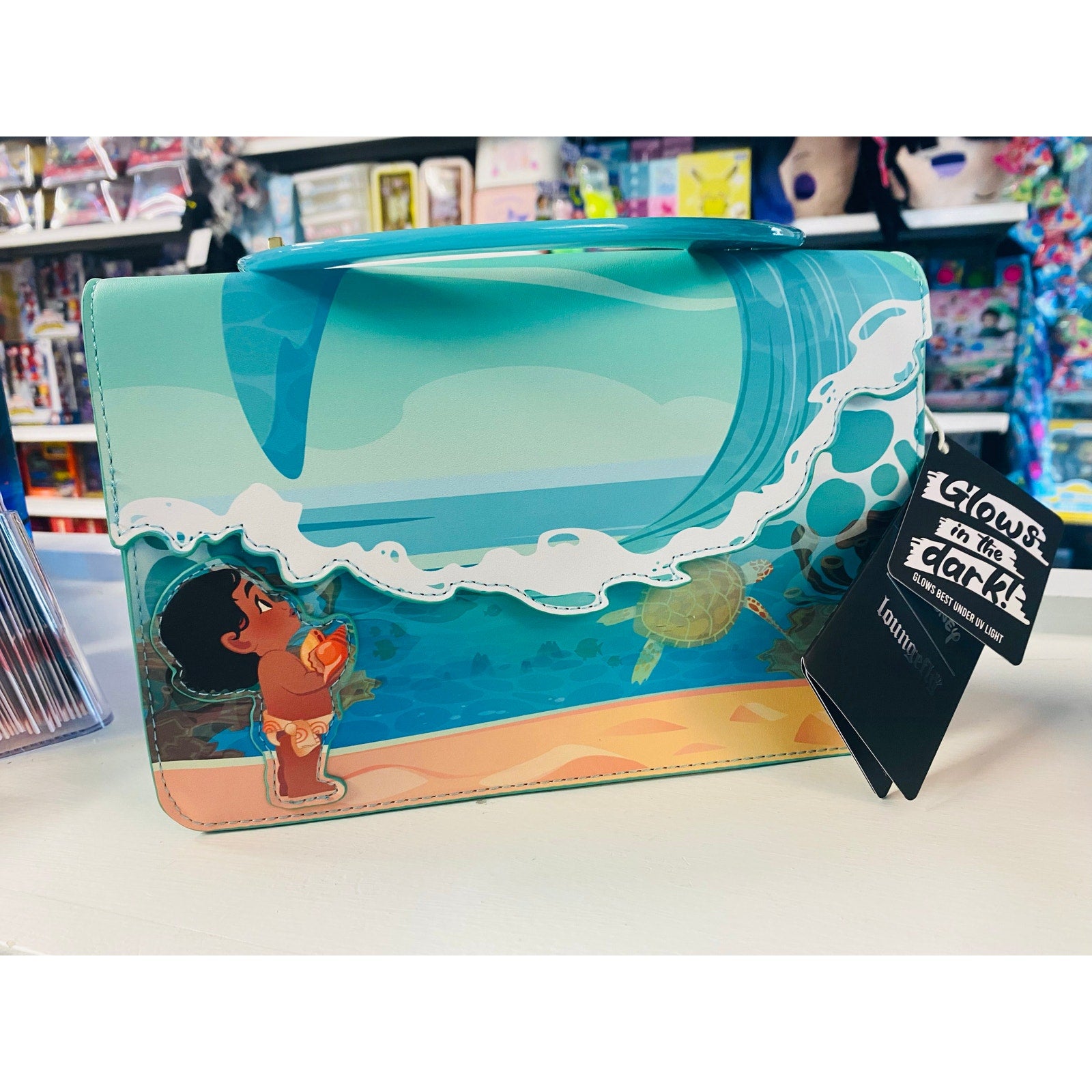 Loungefly Moana Ocean Waves Crossbody Bag & Satchel