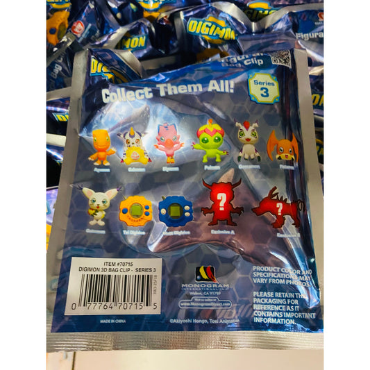 Digimon Toei Animation Figural Bag Clip Blind Bag