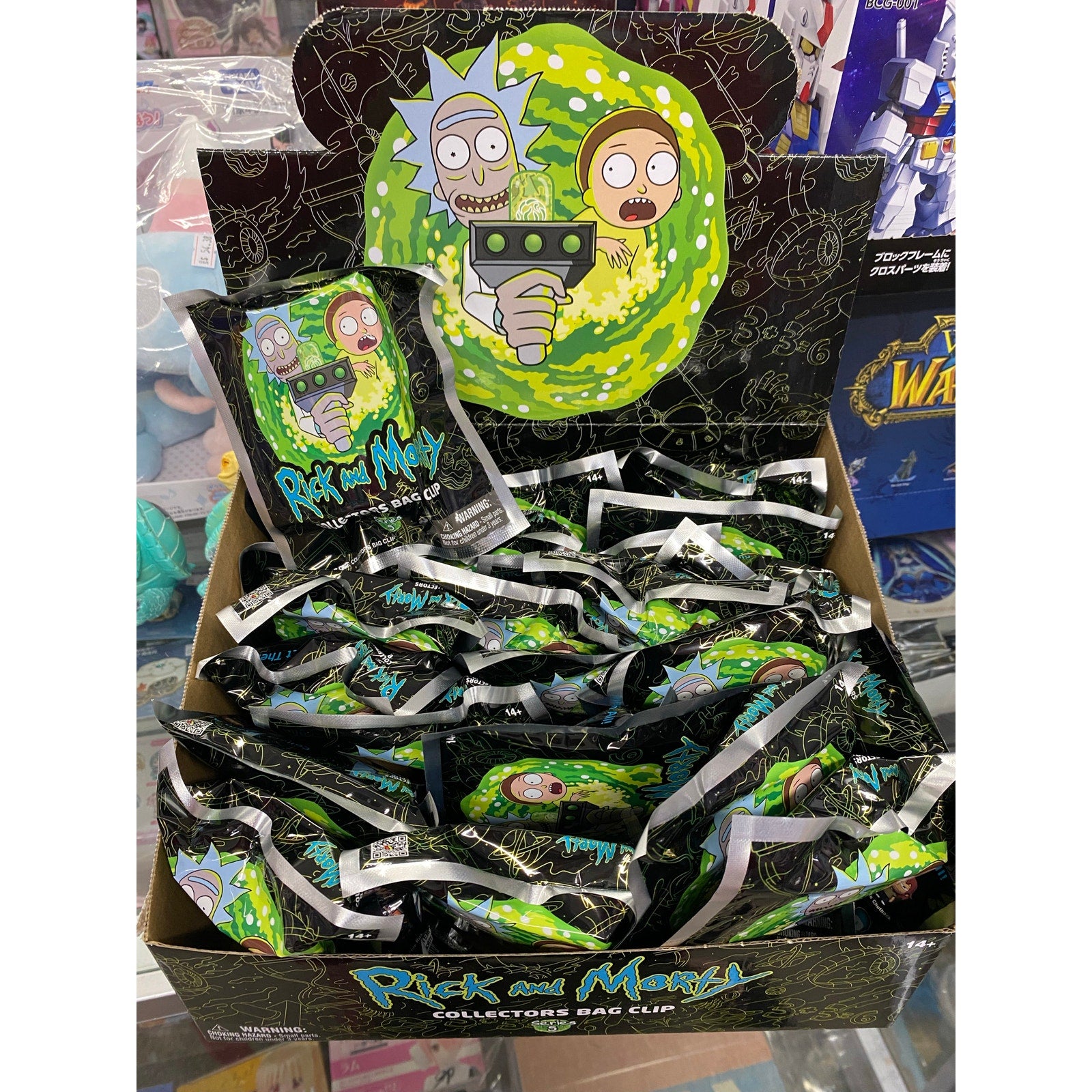 Rick and Morty 10th Anniversary S5 Figural Bag Clip Blind Bag