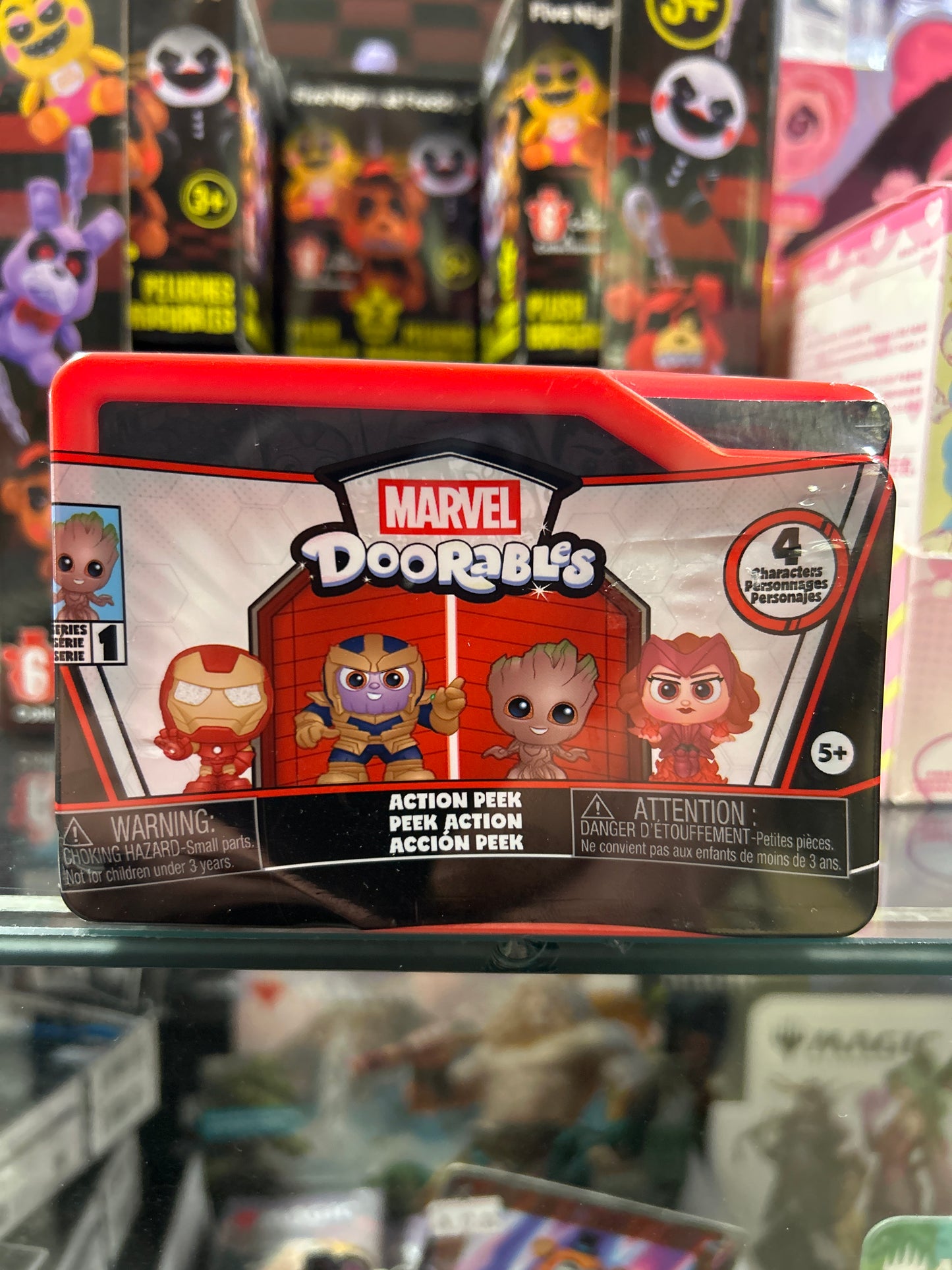 Marvel Doorables Action Peek Blind Box – 2 Figures Inside – Collectible Mini Figures
