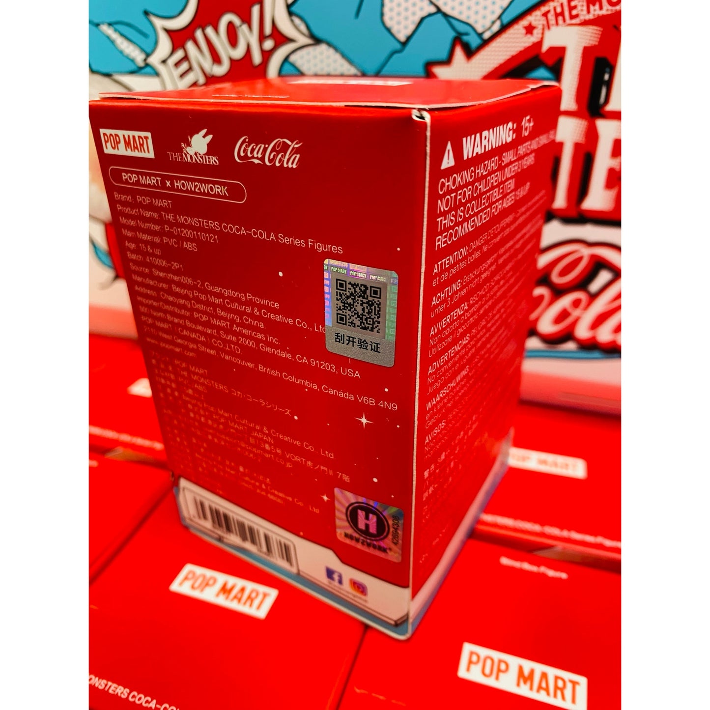 POP MART The Monsters Labubu Coca-Cola Series Blind Box Figures