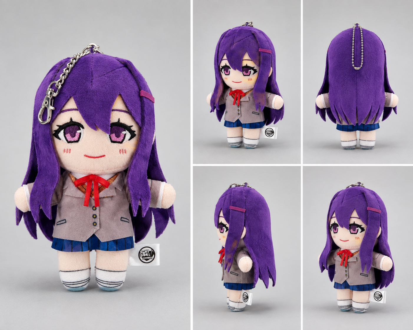 Doki Doki Literature Club! Yuri Plush Keychain