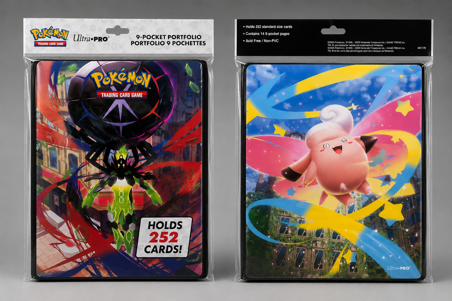 Pokémon TCG 9-Pocket Portfolio – Ultra PRO – 252 Card Capacity