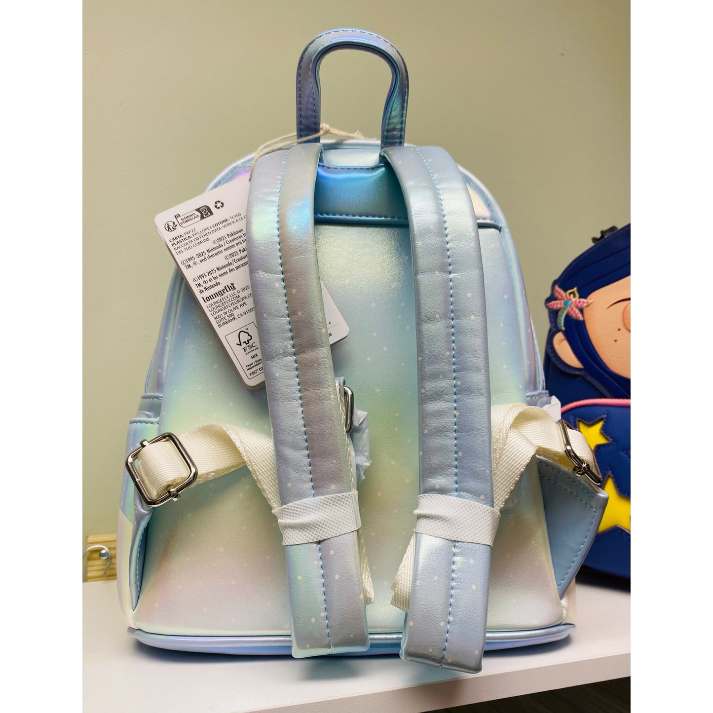 Loungefly Pokemon Ice Type Winter Backpack Glaceon & Alolan Vulpix