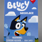 Bluey & Bingo Kids Necklace – Character Pendant with Round Carry Case