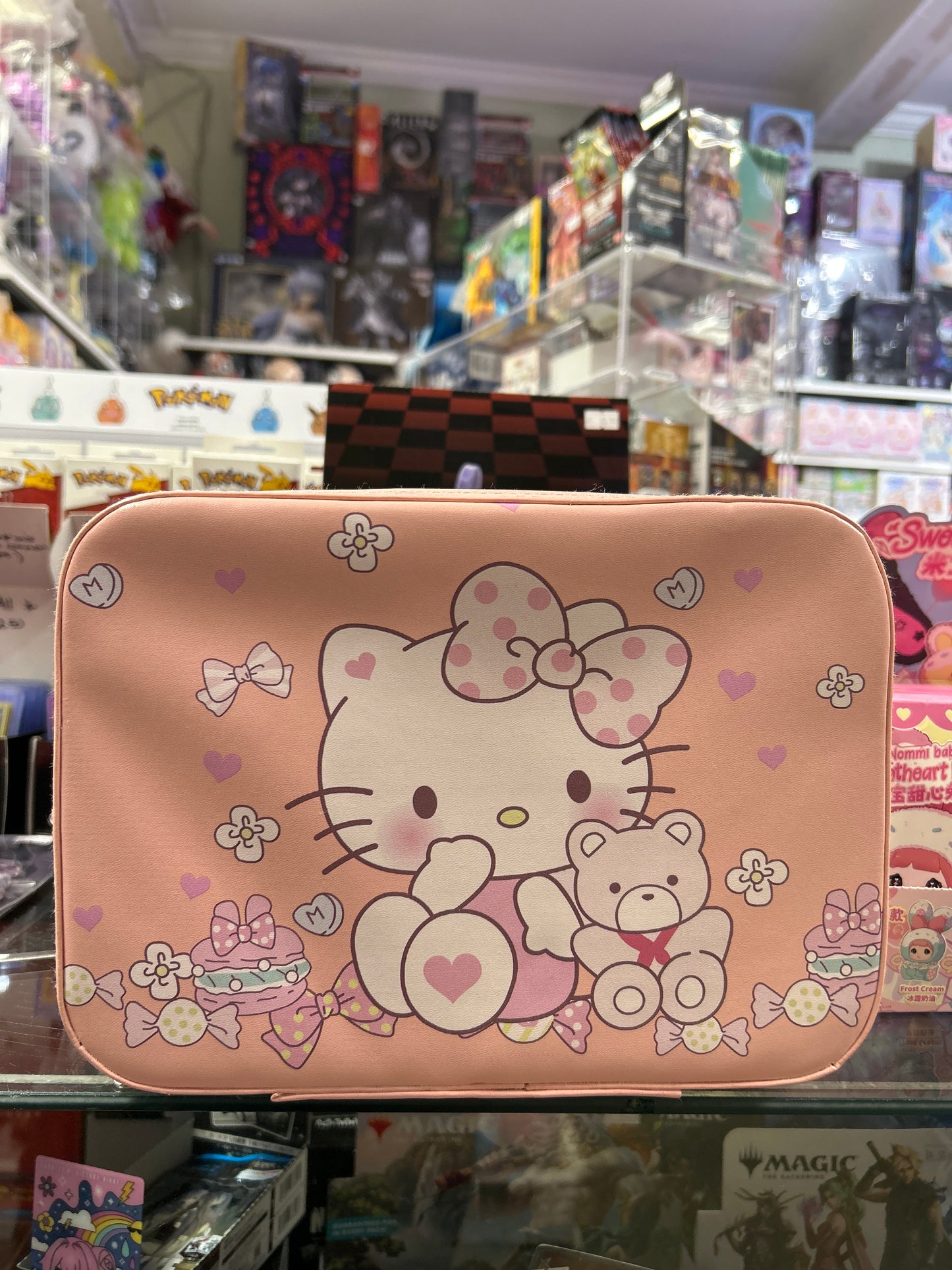 Hello Kitty Pink Travel Cosmetic Case / Makeup Organizer