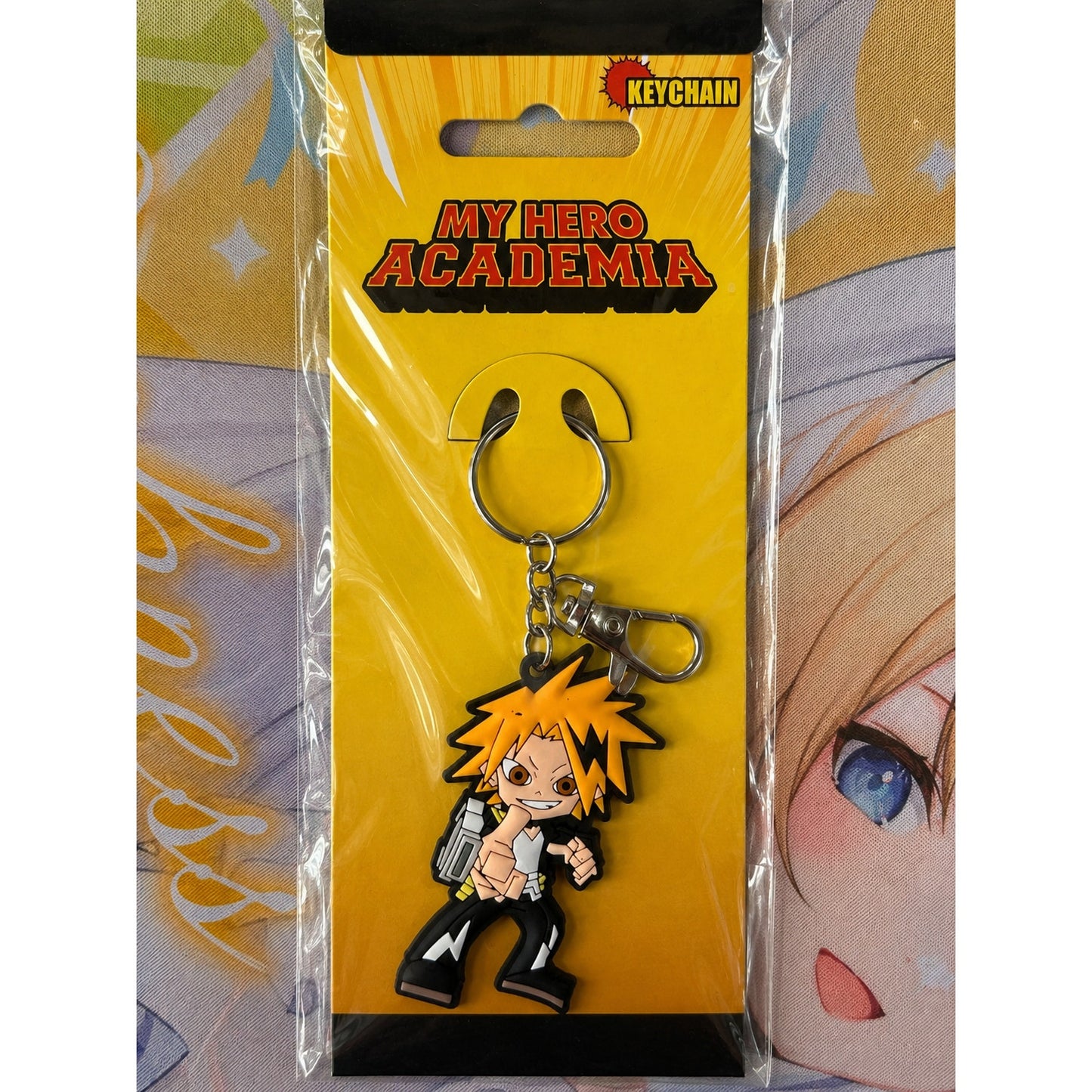 My Hero Academia Denki Kaminari Chibi PVC Keychain