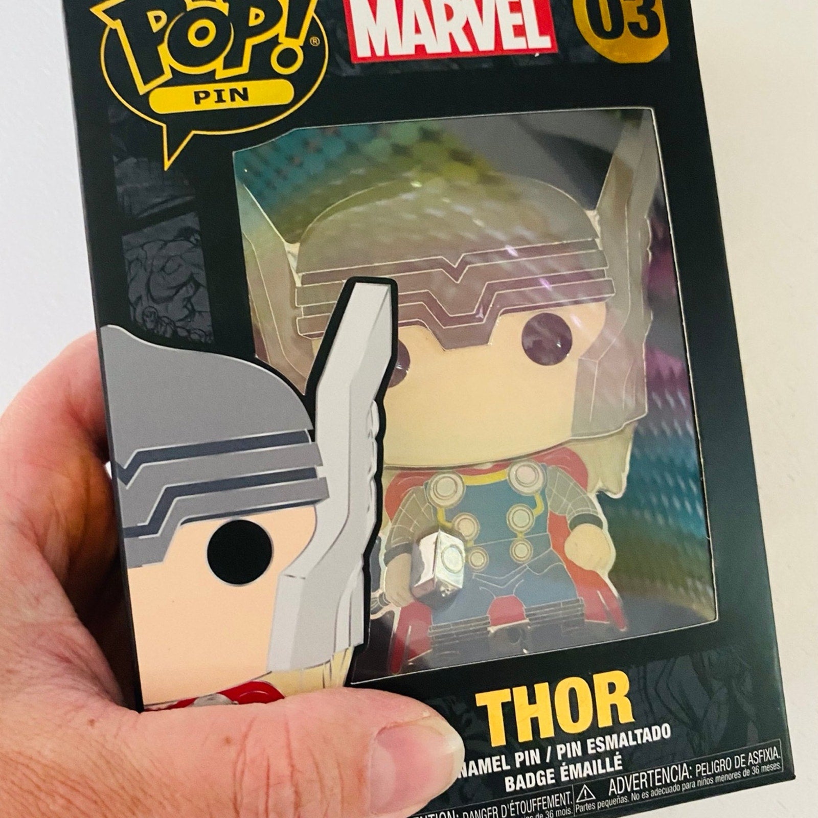 Funko Pop Thor Enamel Pin Badge