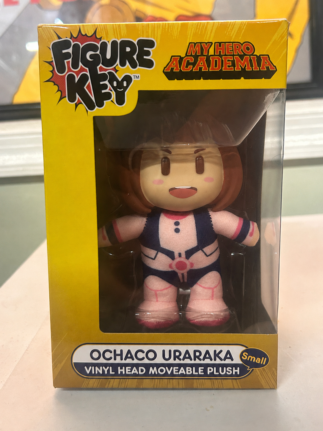 Figure Key My Hero Academia Ochaco Uraraka Small Vinyl Head Moveable Plush