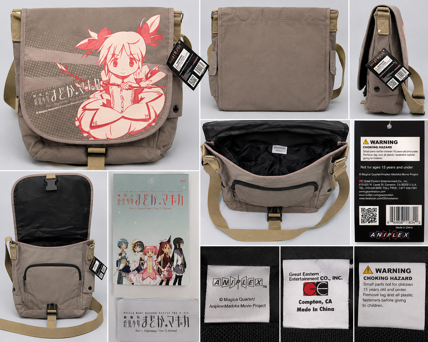 Puella Magi Madoka Magica The Movie Madoka Kaname Messenger Bag Great Eastern Anime