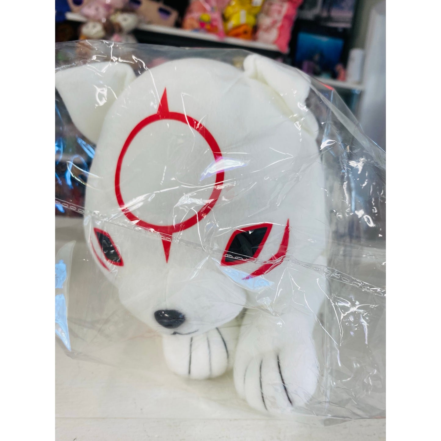Okami Den Chibiterasu Lying Down Plush