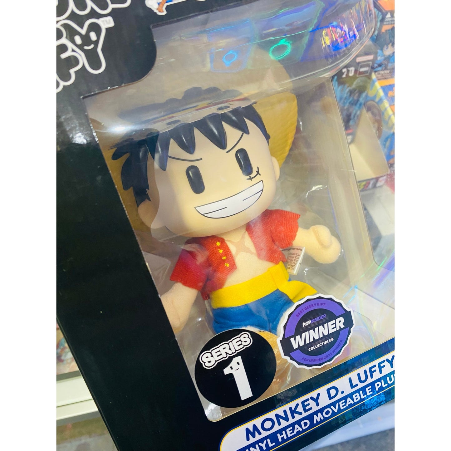 GEE One Piece Monkey D Luffy New World 8” Figure Key Plush