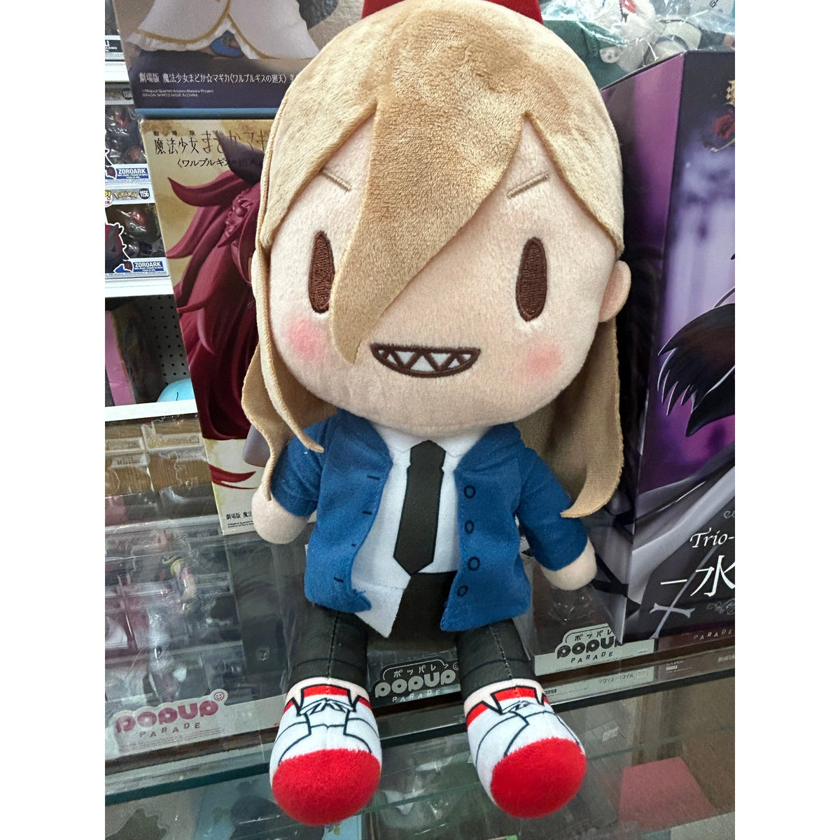 Chainsaw Man Denji & Power Plush Dolls – Seated Anime Collectibles