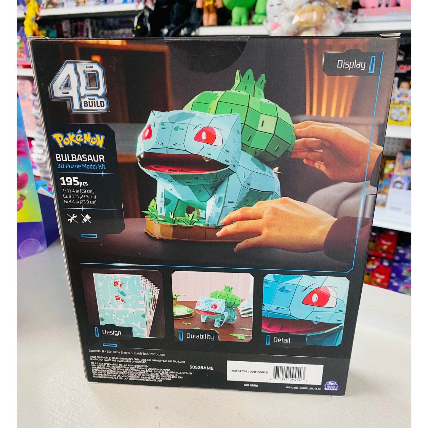 Pokemon 4D Build Puzzle Bulbasaur 3D Model Kit