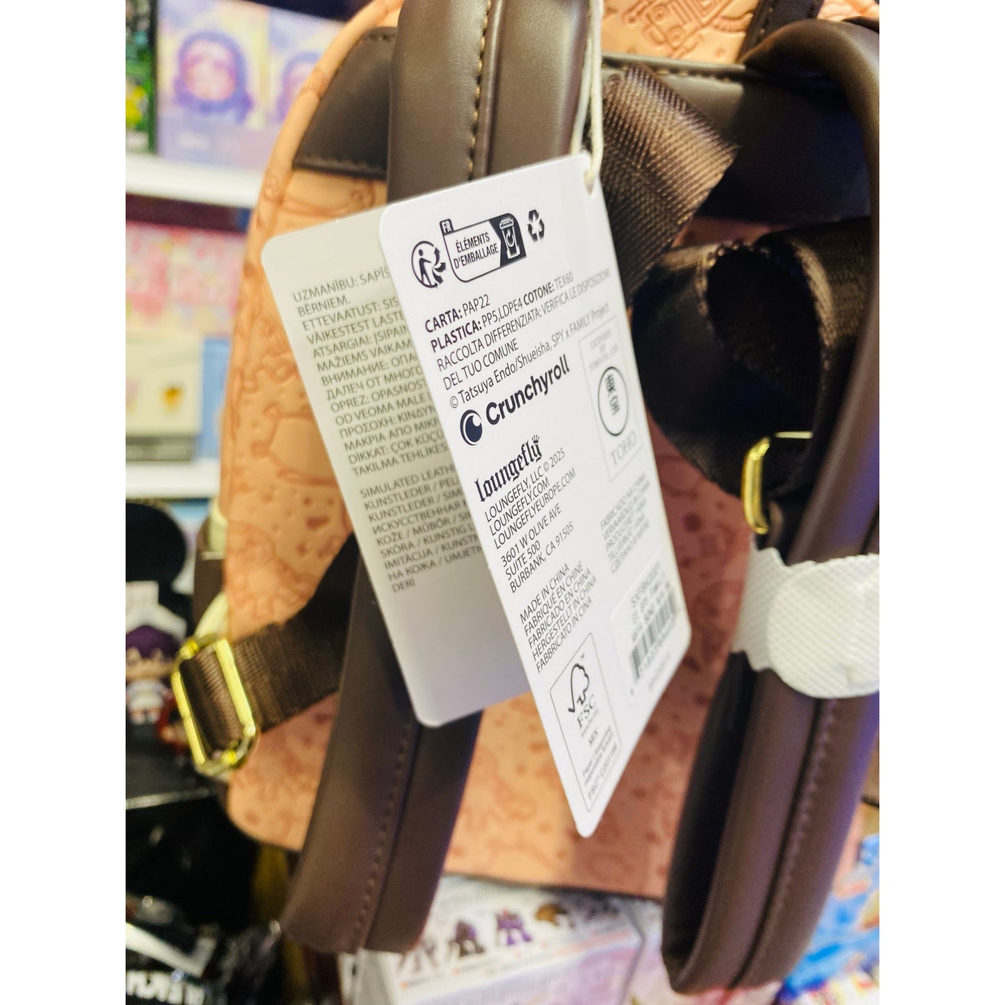 Loungefly Spy x Family Anya and Bond Backpack