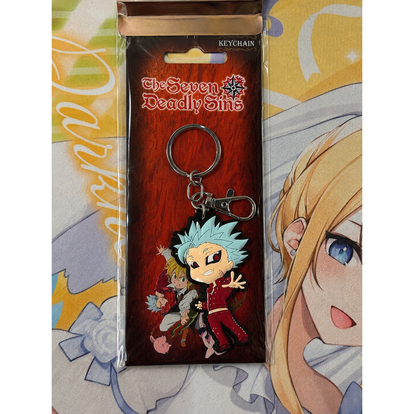 The Seven Deadly Sins Ban Chibi Rubber Keychain