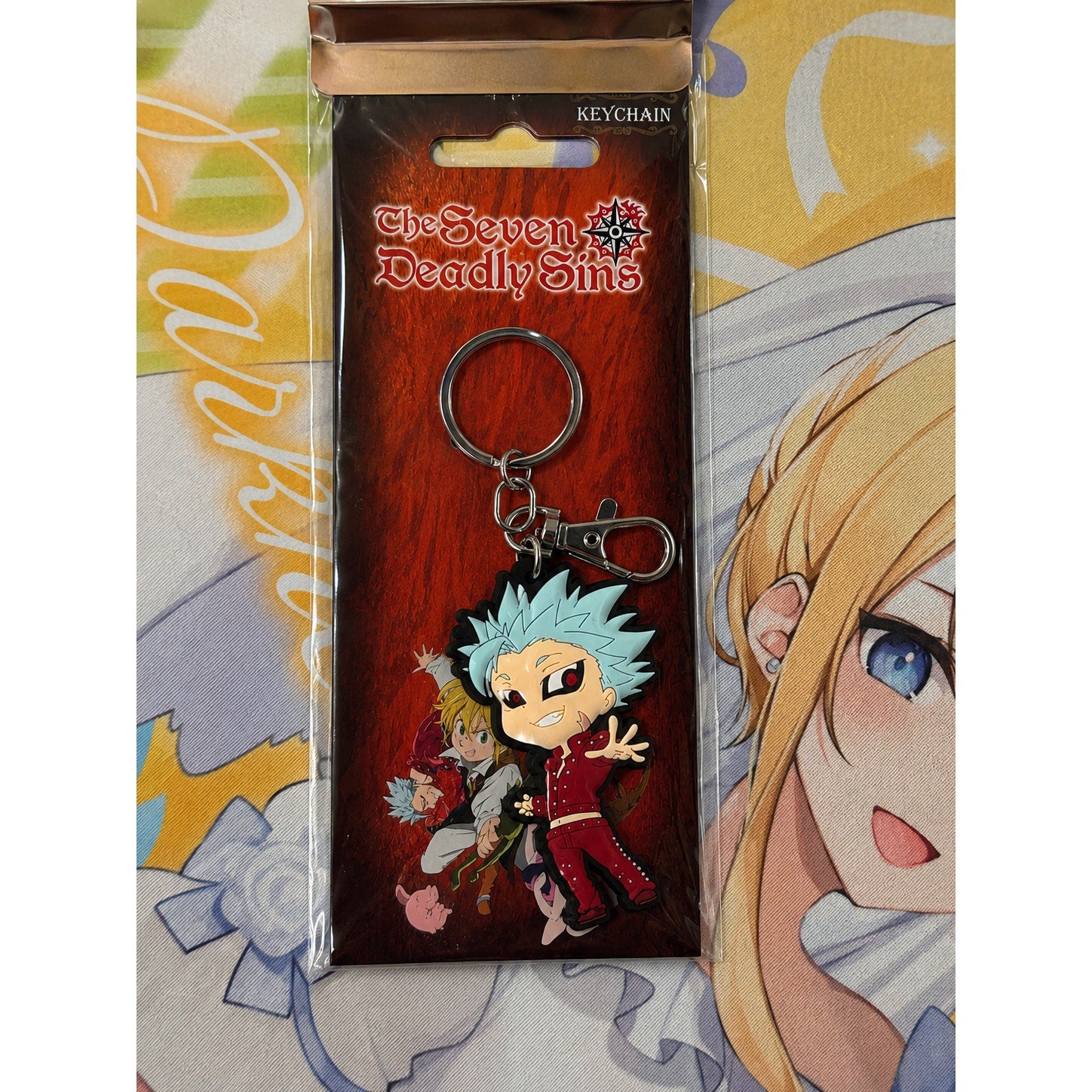 The Seven Deadly Sins Ban Chibi Rubber Keychain