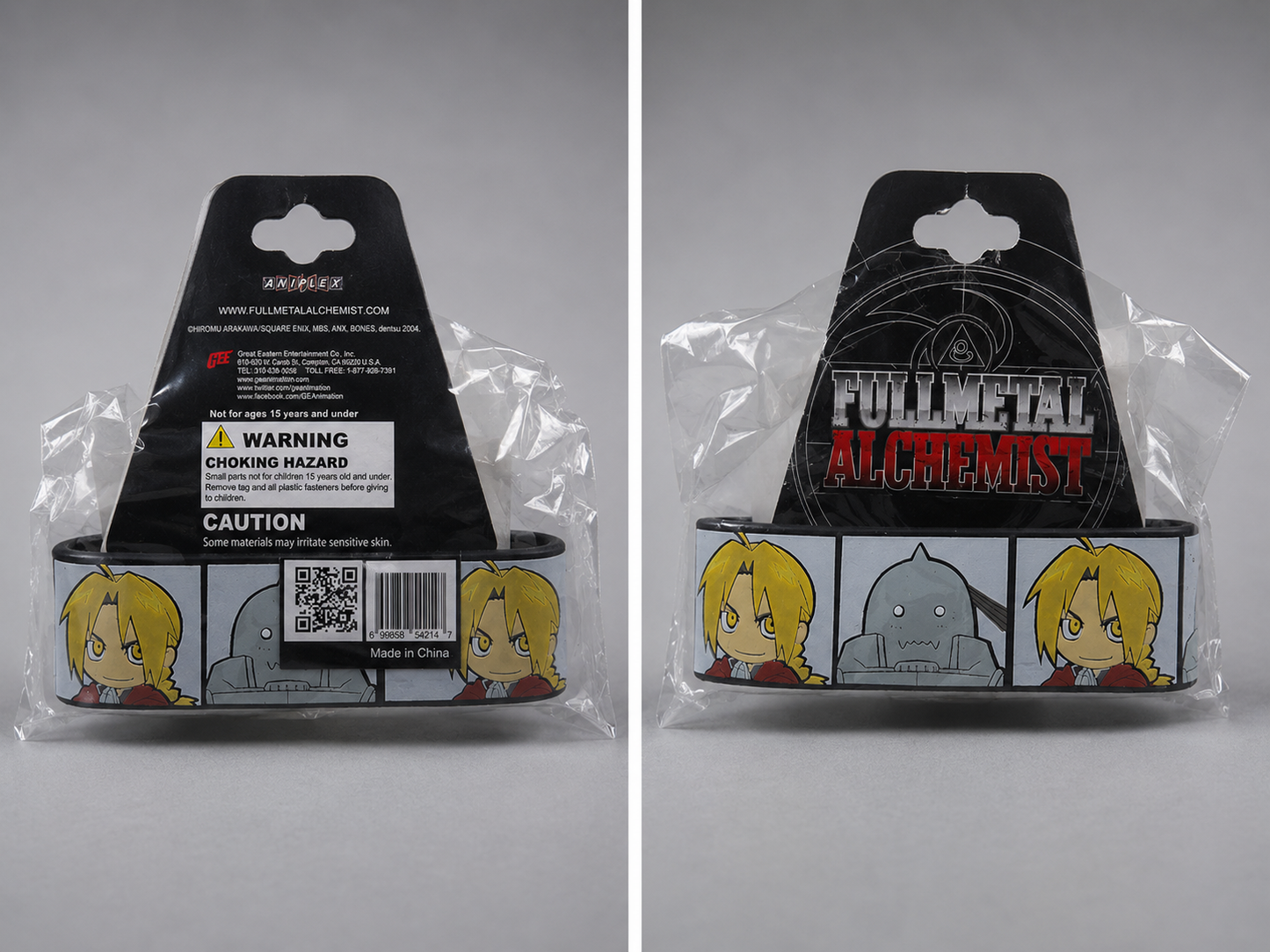 Fullmetal Alchemist Edward Elric & Alphonse Wristband