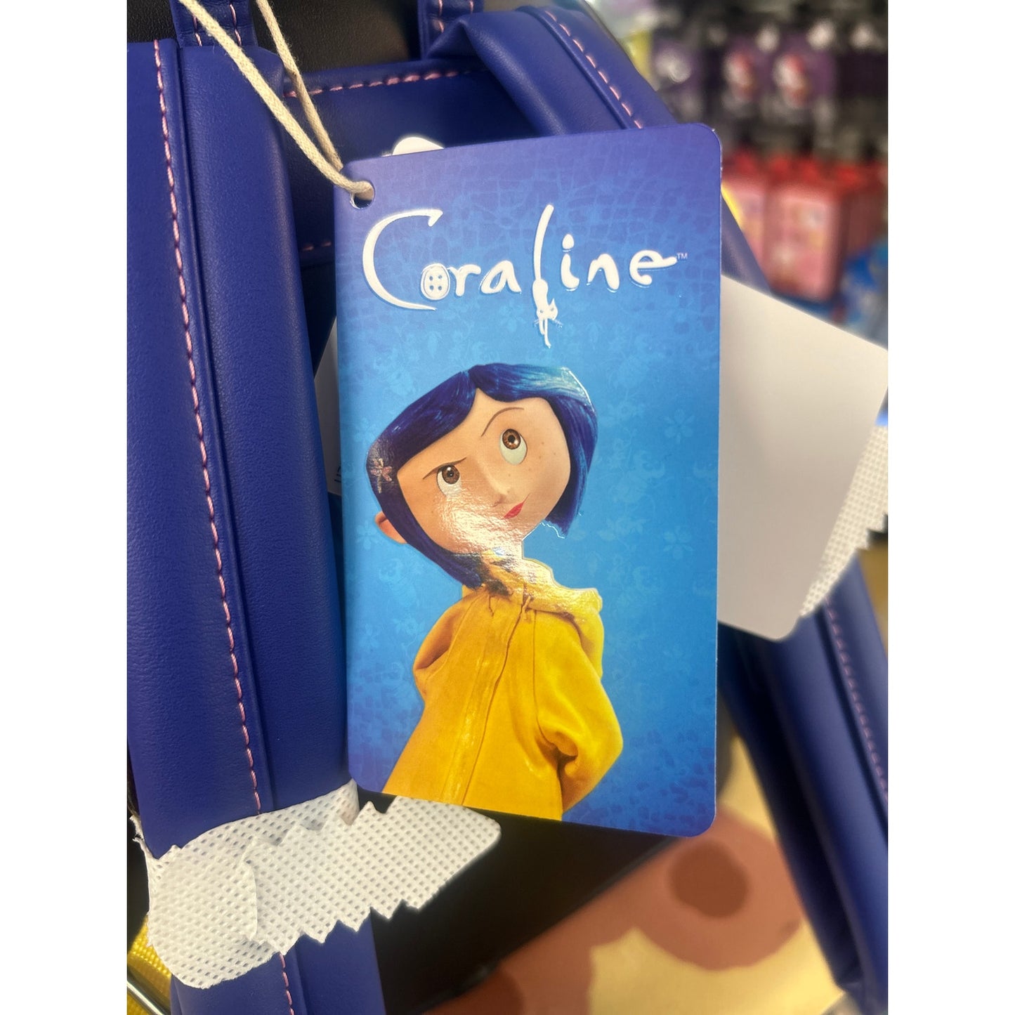 Coraline Raincoat Cosplay Loungefly Mini-Backpack