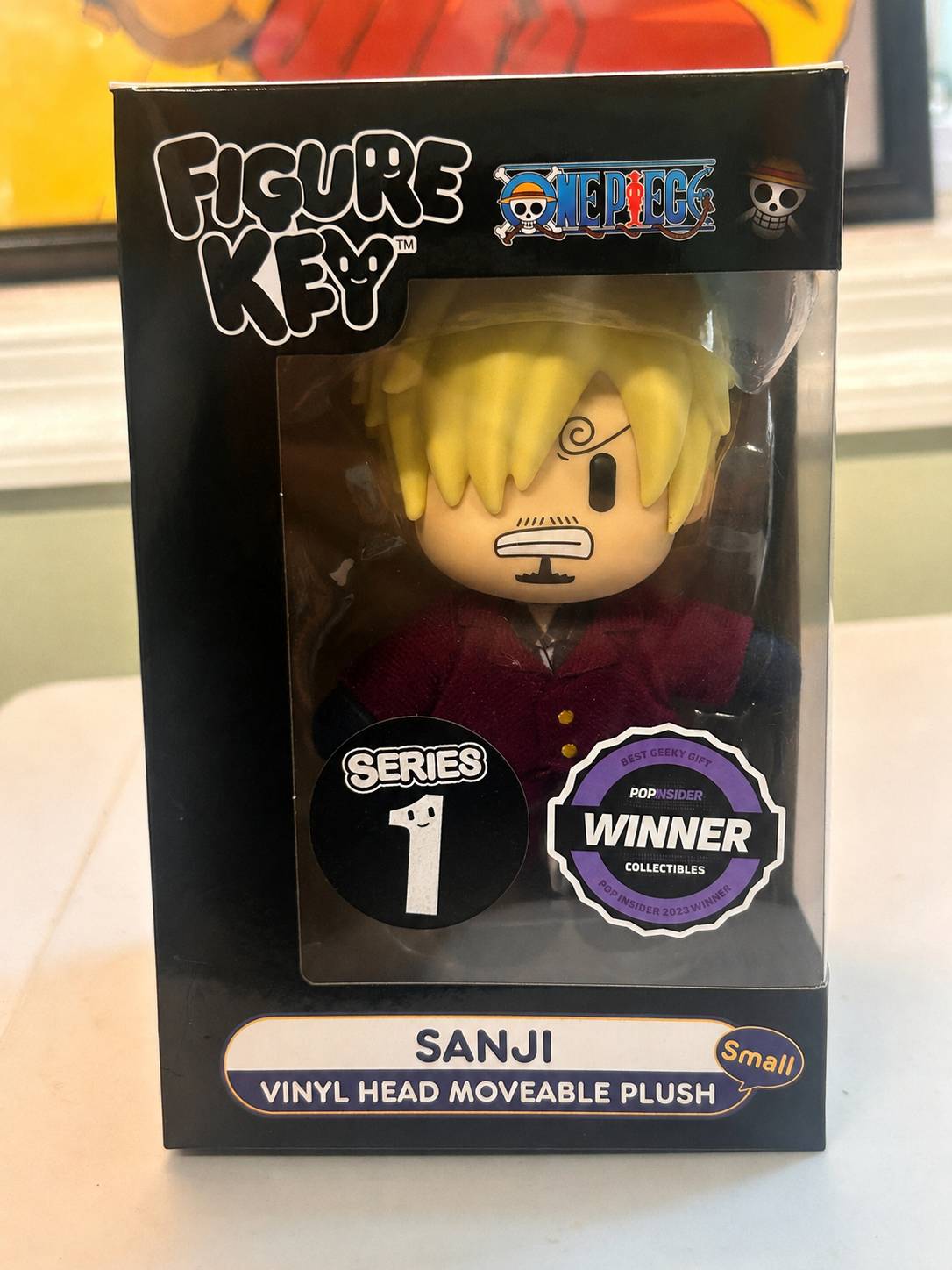Figure Key One Piece Sanji Series 1 Small Vinyl Head Moveable Plush