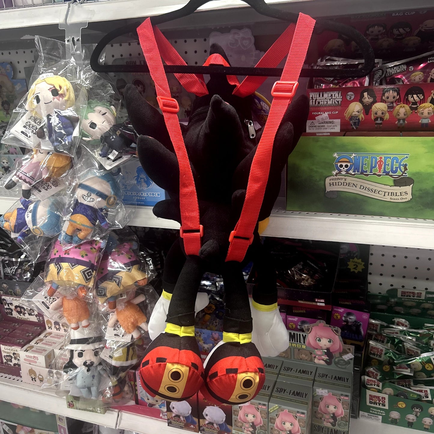Sonic The Hedgehog Plush Backpack