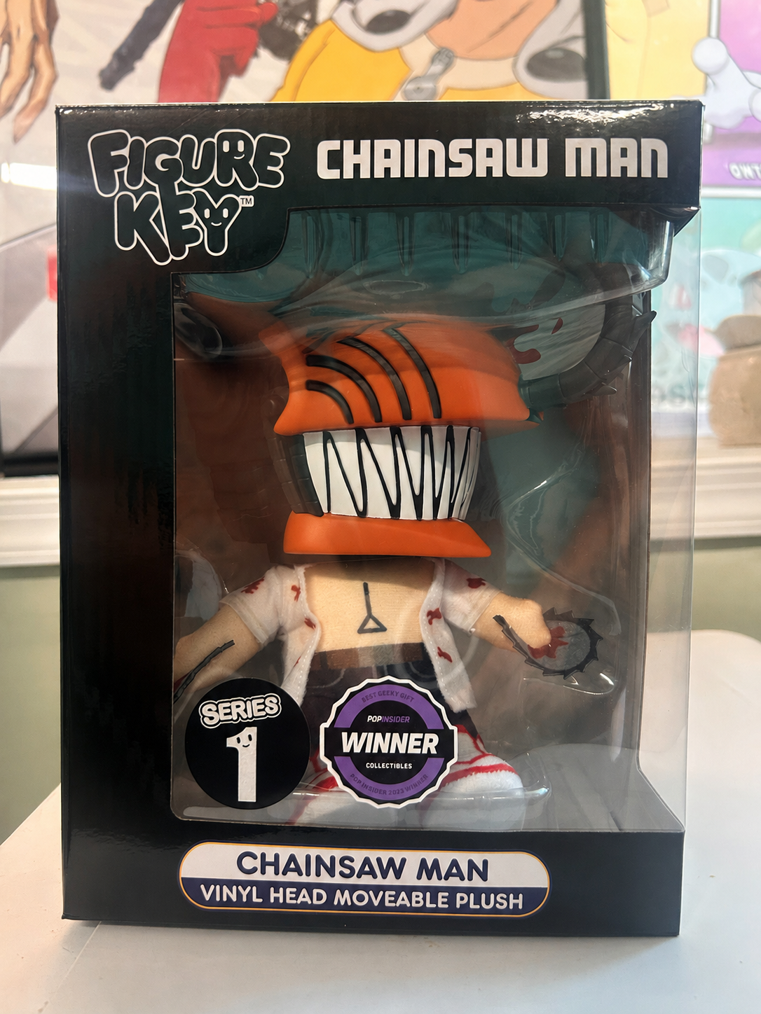 Figure Key Chainsaw Man Series 1 Vinyl Head Moveable Plush