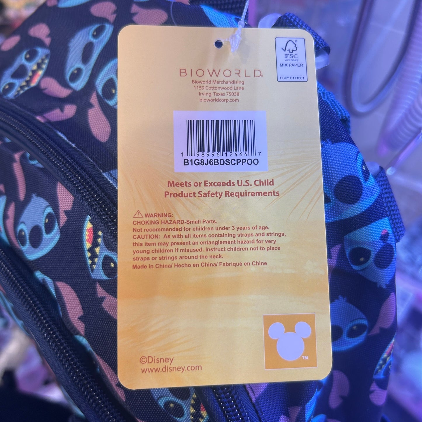 Lilo & Stitch Youth Backpack