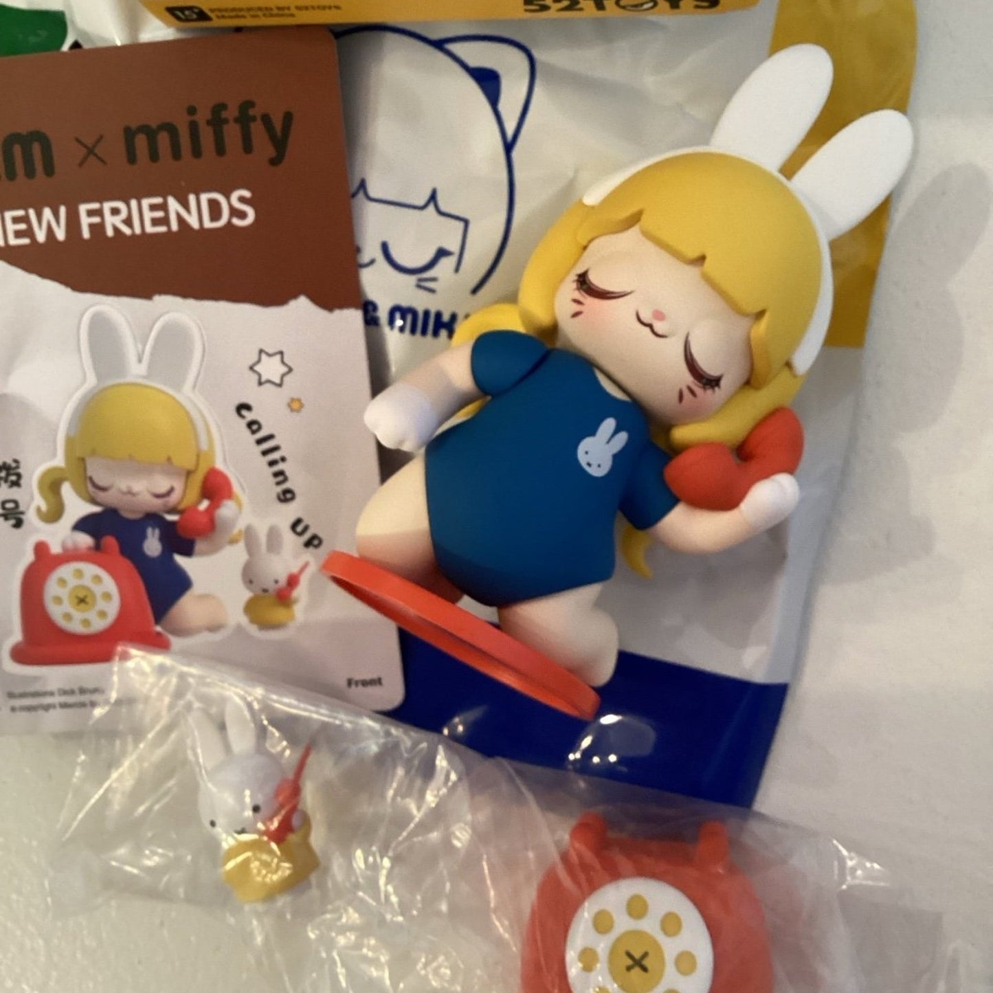 Kimmy & Miki x Miffy x 52Toys New Friends Blind Box "Calling Up"