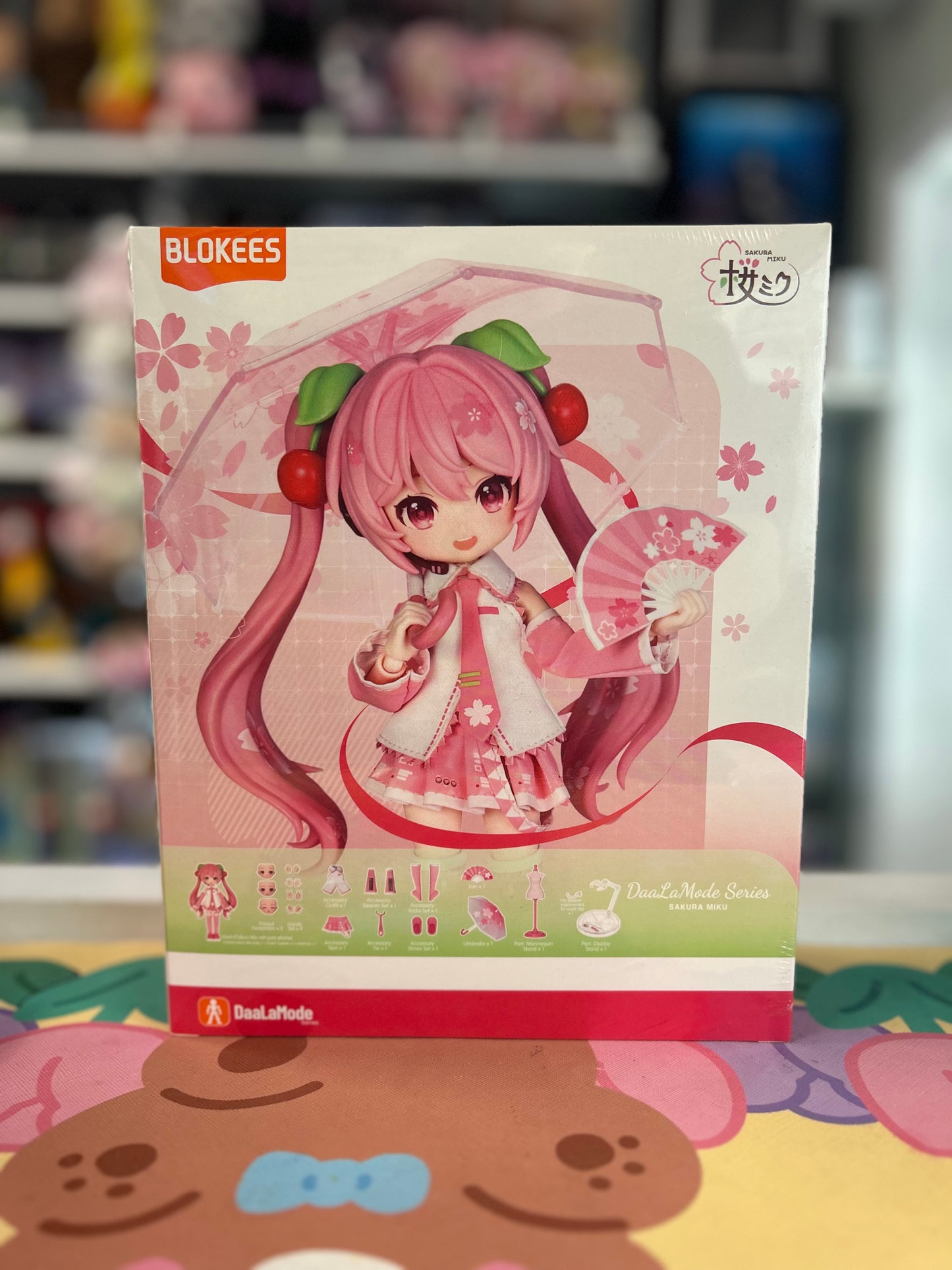 BLOKEES Hatsune Miku DaaLaMode Series Sakura Miku Collectible Figure