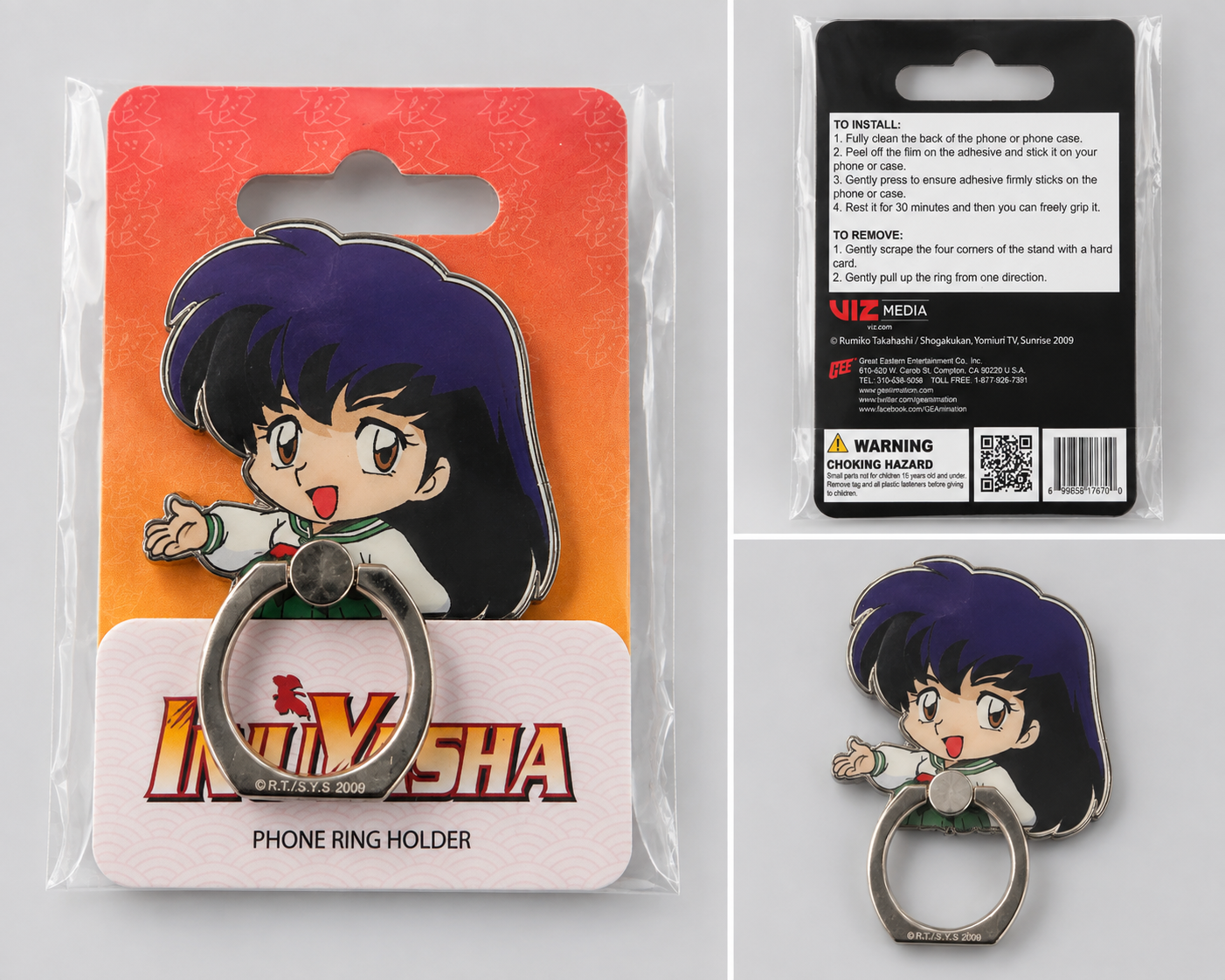 Inuyasha Kagome Phone Ring Holder