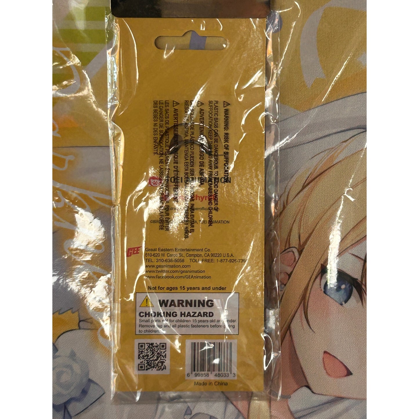 Dragon Ball Super Saiyan Rosé Rubber Keychain