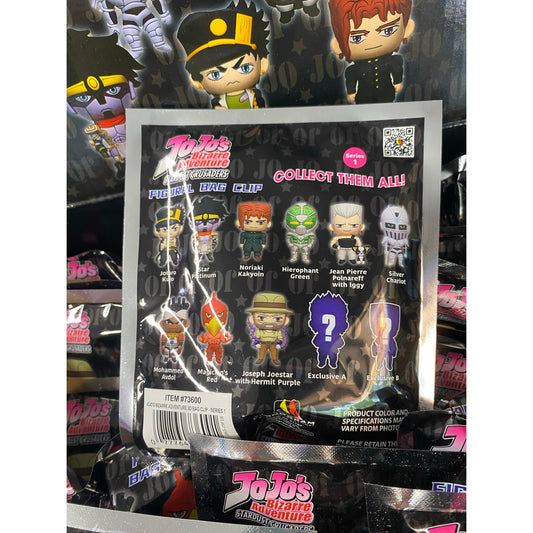 Jojo's Bizarre Adventure Stardust Crusaders Figural Bag Clip Blind Bag