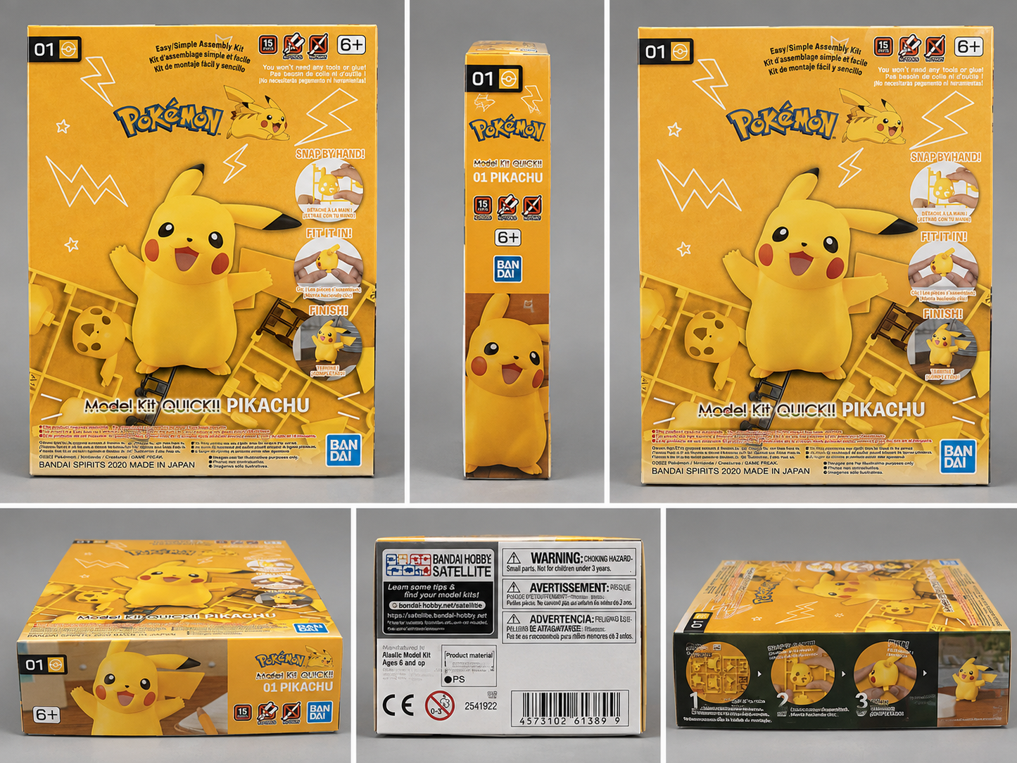 Pokémon Model Kit QUICK!! 01 Pikachu