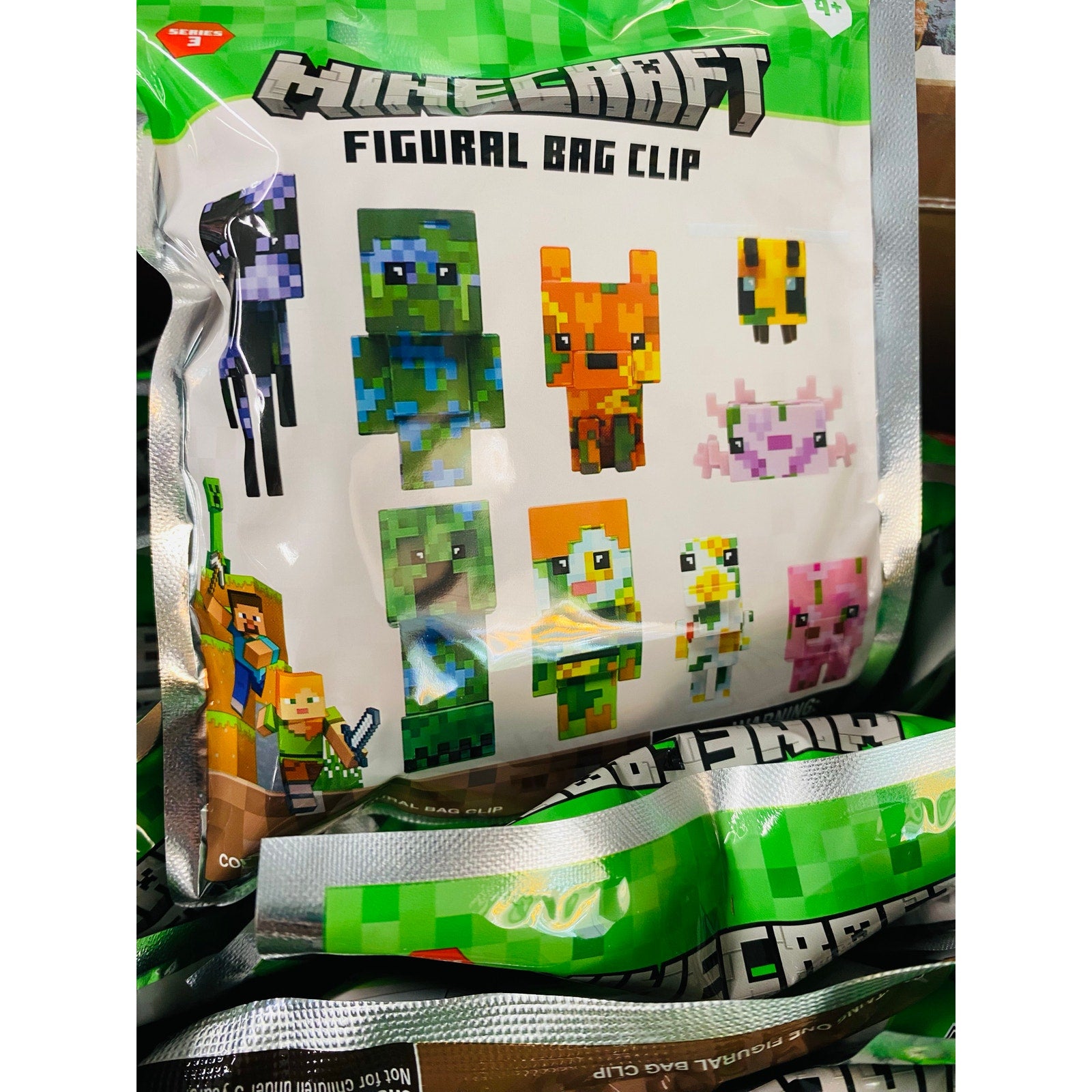 Minecraft Series 3 3D Foam Bag Clip