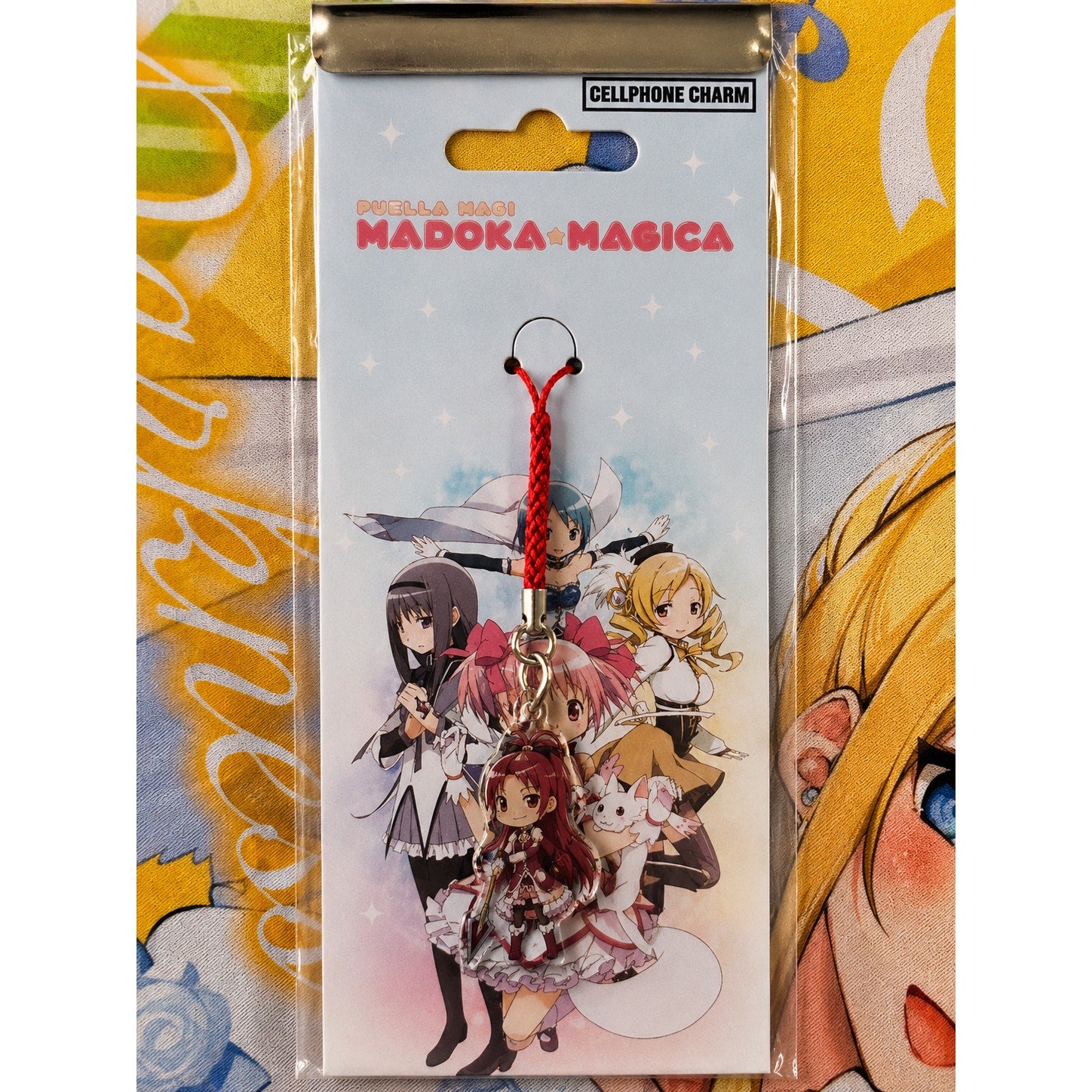 Puella Magi Madoka Magica Kyoko Sakura Cell Phone Charm Strap