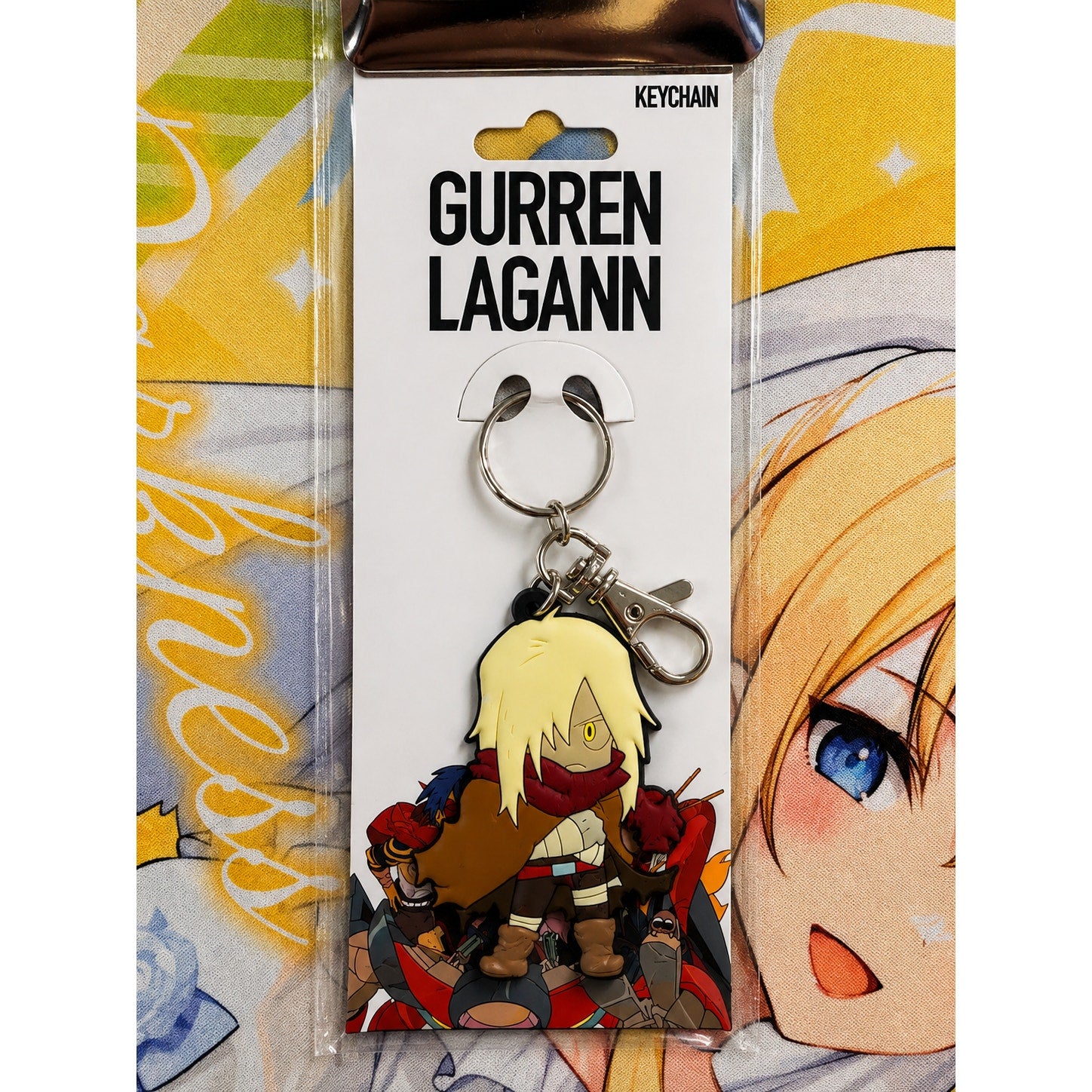 Gurren Lagann Viral Chibi Rubber Keychain