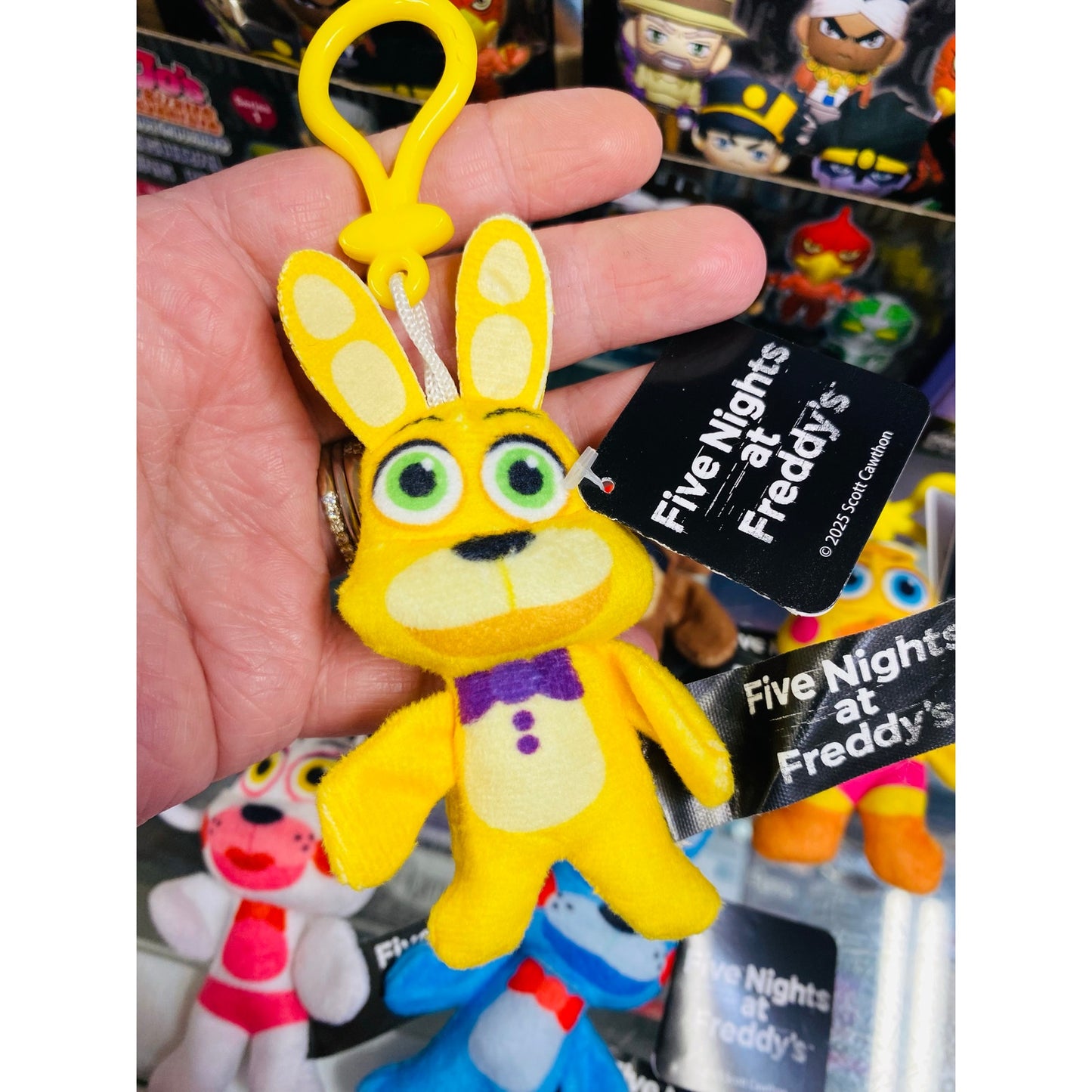 FNAF Five Nights At Freddys Micro Teenies Plush Bag Clips