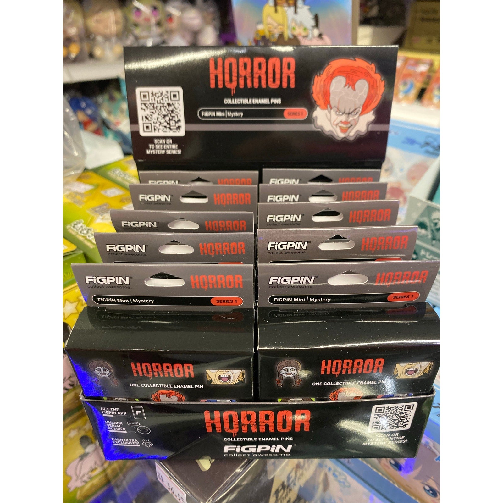 FiGPiN Horror Mystery Minis Enamel Pin Blind Box