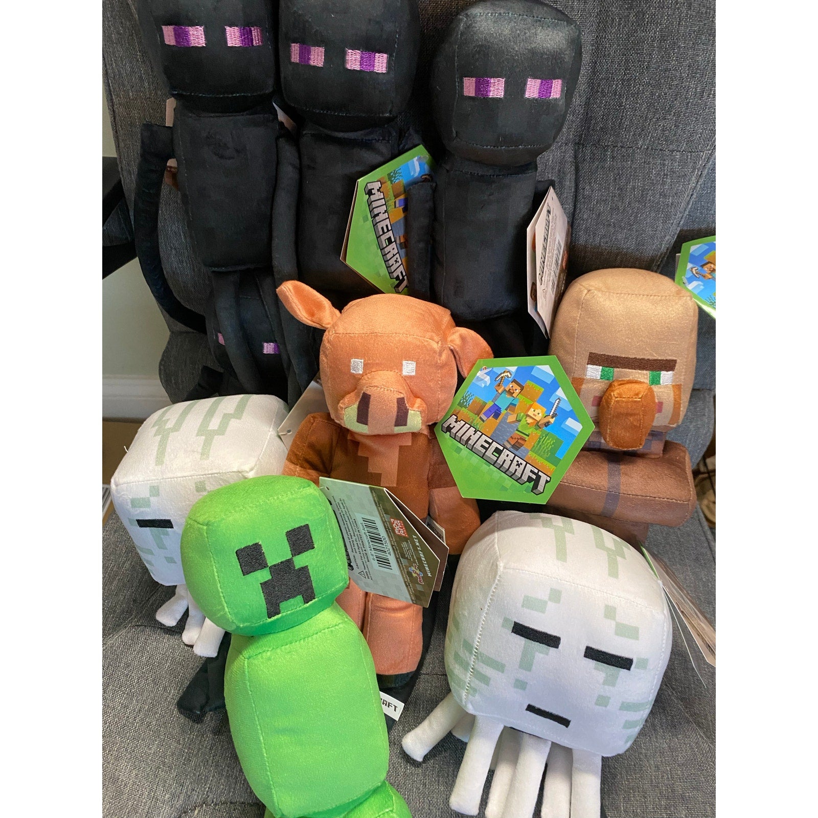 Minecraft Plushies 6-9"