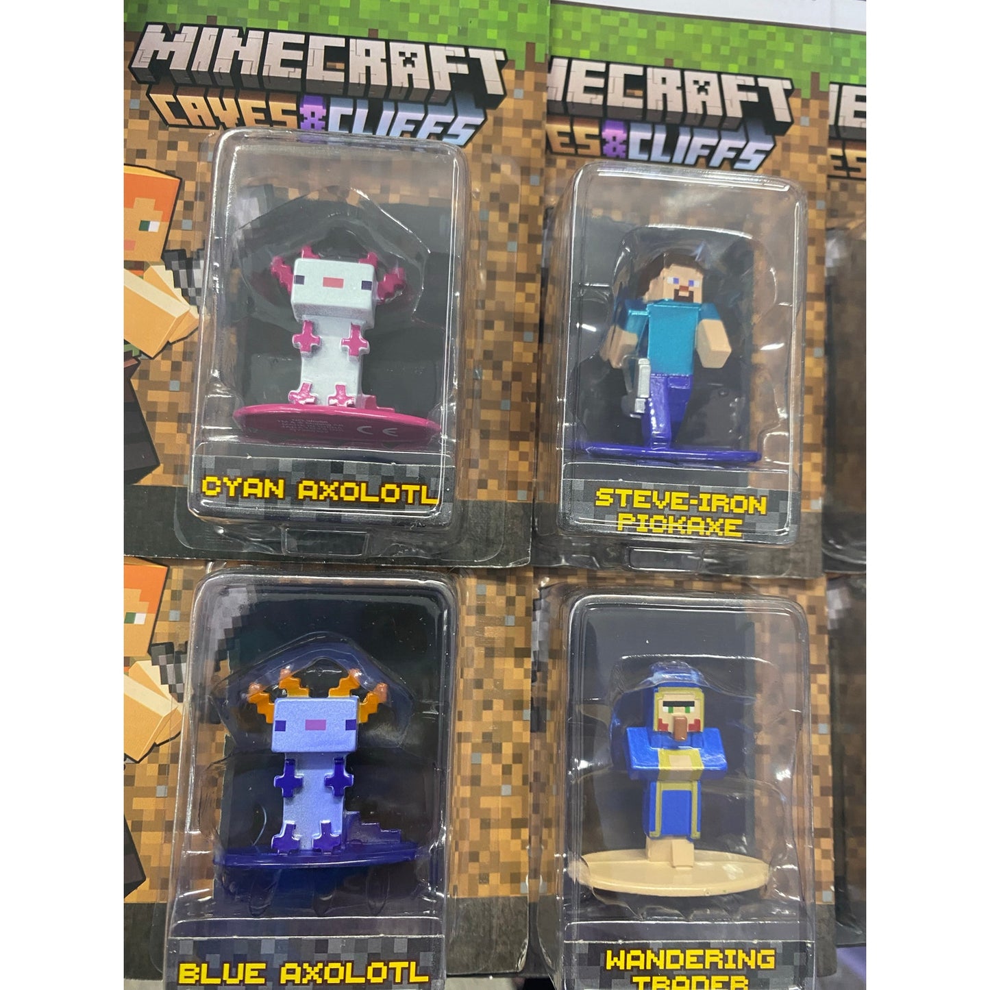 Minecraft Nano MetalFigs Die-Cast Metal Mini Figures