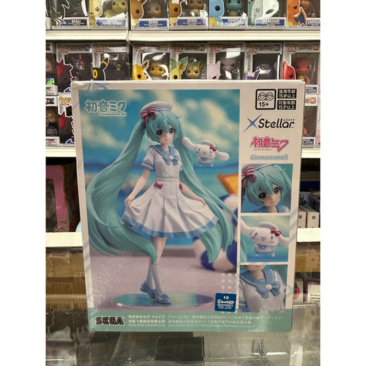 Hatsune Miku × Cinnamoroll XStellar Figure – Summer Ver. SEGA