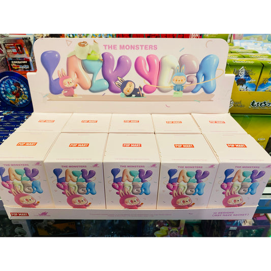 POP MART The Monsters Labubu Lazy Yoga Series Blind Box