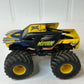 Yellow & Blue Monster Truck Toy Vehicle – X Graphic Off-Road Truck