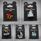Disney Parks Villains Cupcake Pin Set