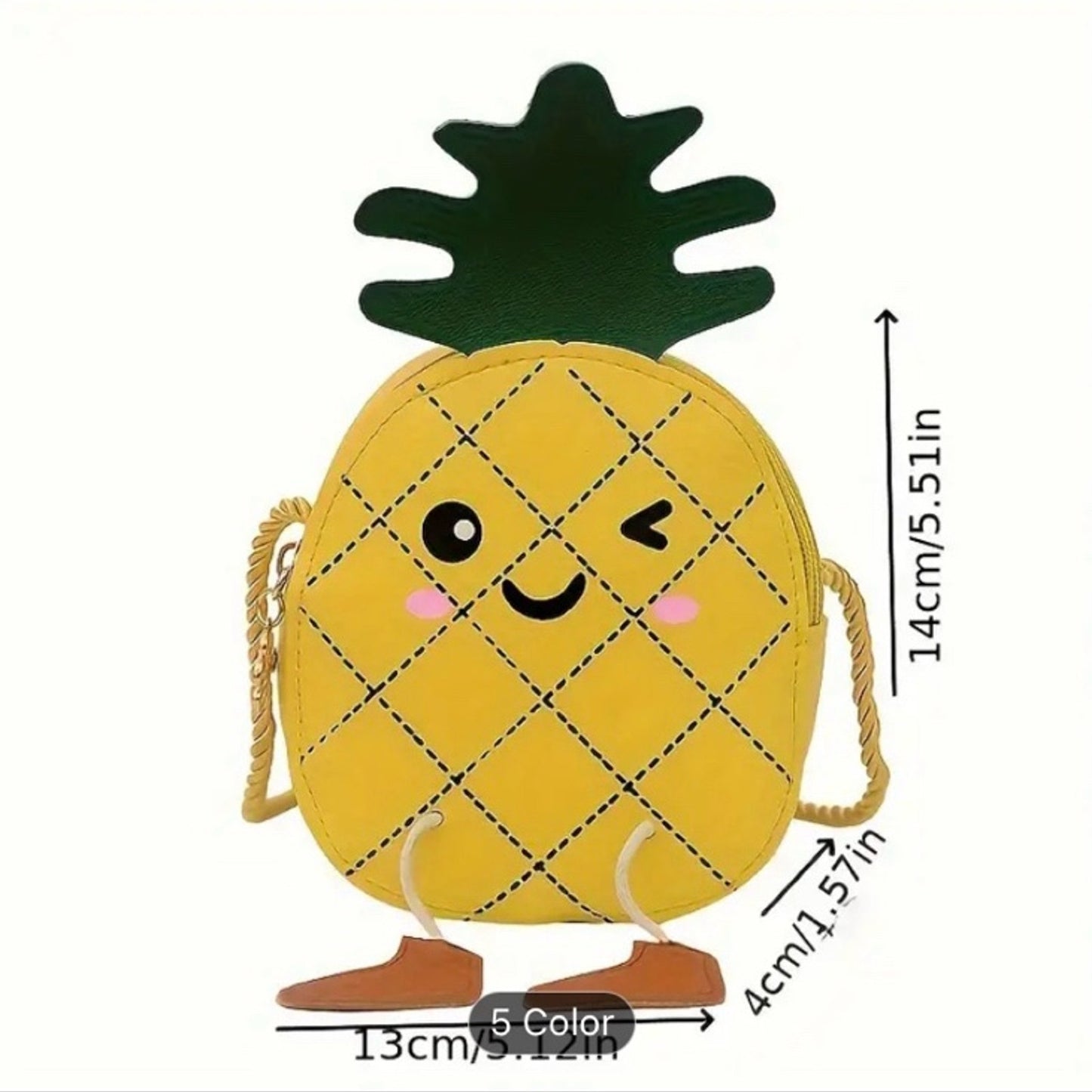 Cute Pineapple Crossbody Bag