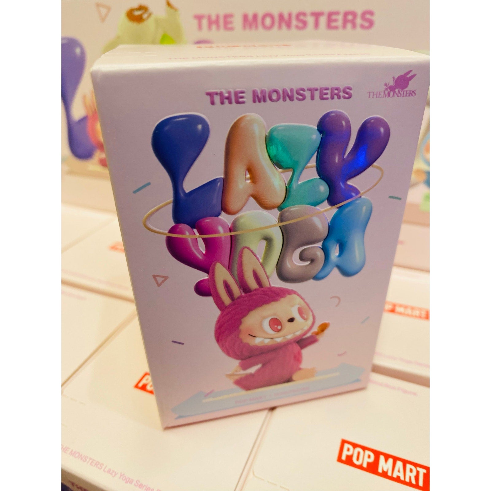 POP MART The Monsters Labubu Lazy Yoga Series Blind Box