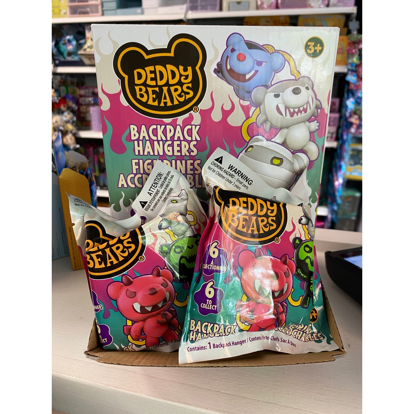Deddy Bears Backpack Hanger Figures