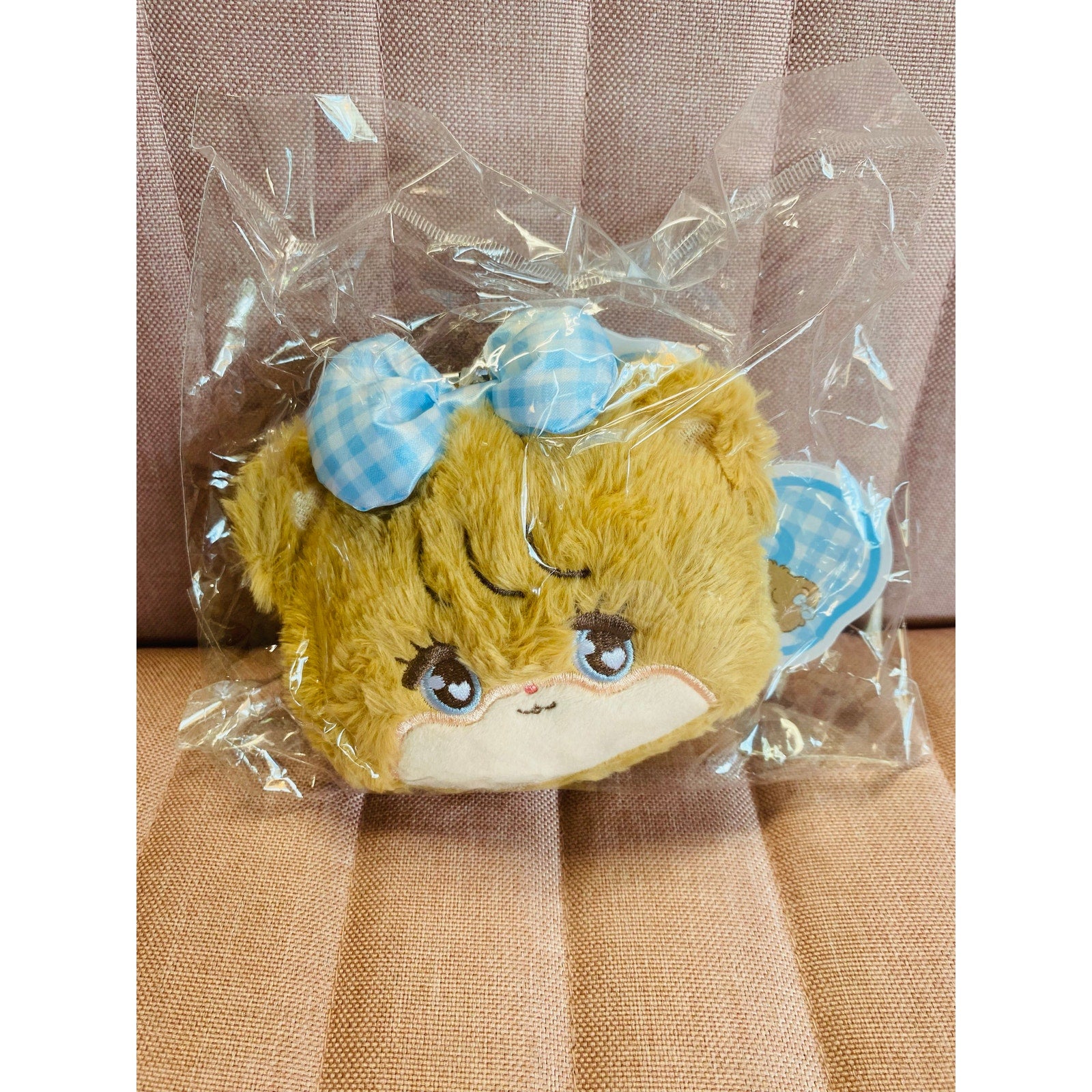 Mikko illustrations Plush Pouch Latte