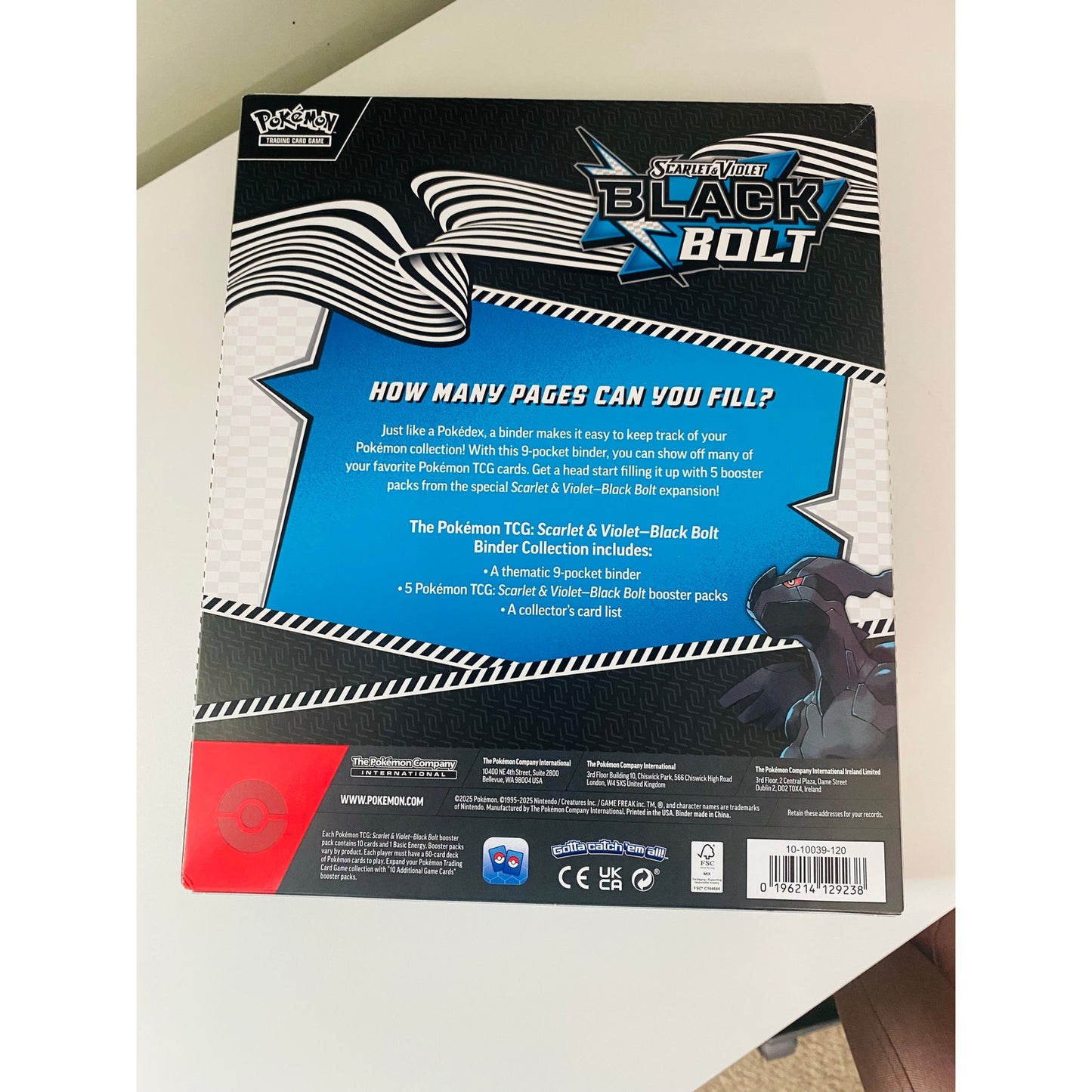 Pokemon TCG: Scarlet & Violet Black Bolt Binder Collection